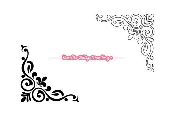 Classic Ornament Corner Border Vector: Elevate Your Design