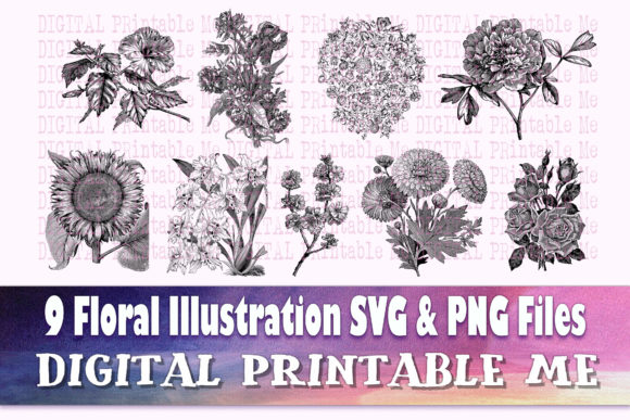 Floral Illustration Flower Drawing: Your Go-To Design Asset